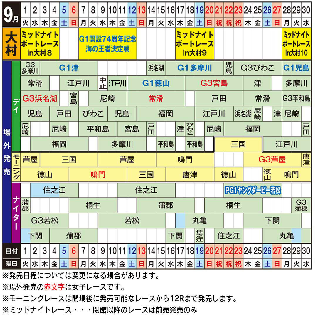 発売日程